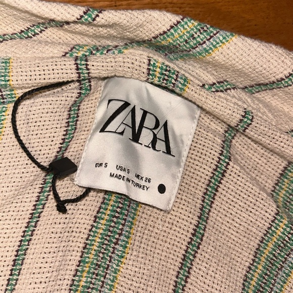 Zara Multicolor Striped Cardigan - Picture 2 of 3